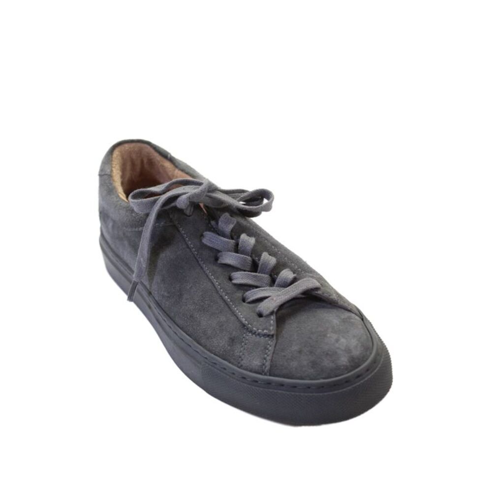 Koio Womens Suede Low Top Lace Up Sneakers Grey Size 37 7